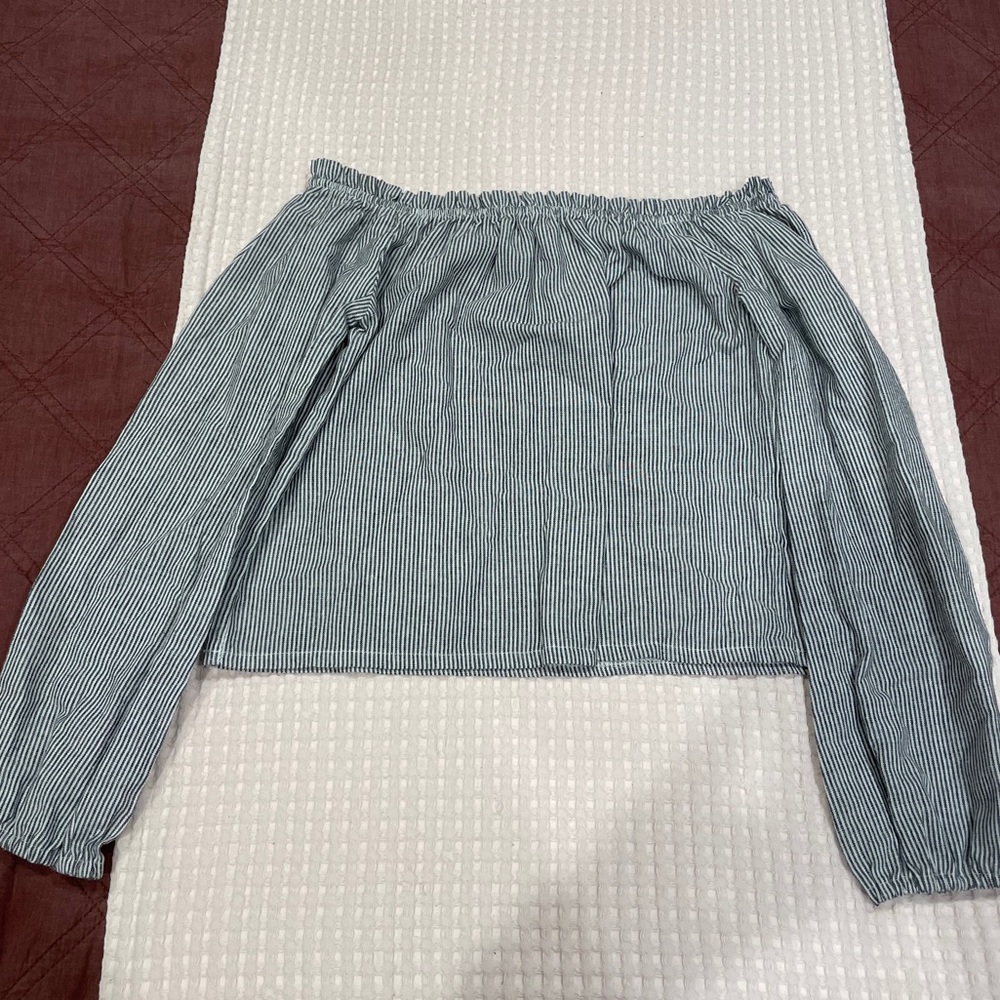 Brandy Melville Striped Blouse Size OS